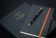 Набор Parker IM Black GT (перьевая ручка + блокнот)