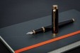 Набор Parker IM Black GT (перьевая ручка + блокнот)