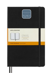 Блокнот Moleskine CLASSIC EXPENDED Large в черном цвете