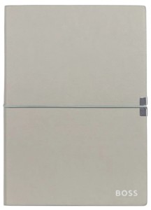 Блокнот Boss формата А5 Elegance Grey Lined