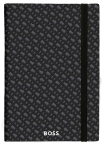Блокнот Boss формата А5 Monogram Grey Lined